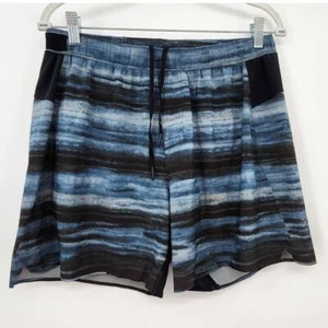 Lululemon Herren 6” gefütterte Surge Shorts LM7AB2S HITI blau bedruckt Größe Large - Bild 1 von 7