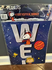 Eureka Peanuts Snoopy Banner decorazione classe di benvenuto, 4 piedi - Foto 1 di 1