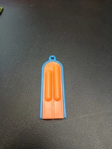 Vintage Cracker Jacks Orange And Blue Pan Pipe Whistle Toy - Picture 1 of 2