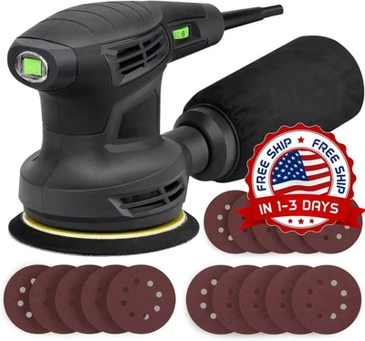 Lijadora eléctrica con recolector de polvo para lijar y pulir Fácil de usar NEW - Image 1 of 4