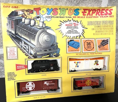 Vintage 1985 Toys “R” Us Express HO Scale Electric Train Set Open Box No. 8113 - Image 1 of 4
