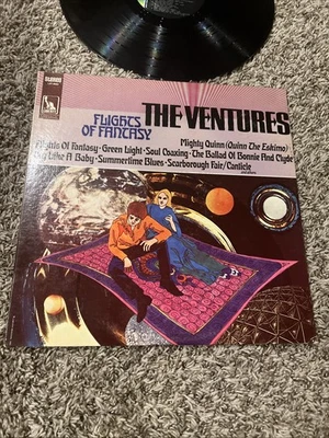 THE VENTURES - Flights Of Fantasy (1968) - 12" Vinyl Record LP - VG+ - Image 1 of 2
