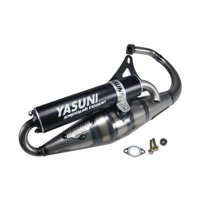 YASUNI MARMITTA Z SIL ALU NERO OMOL per Peugeot 50 Vivacity HengTon 1999-2007 - Immagine 1 di 4