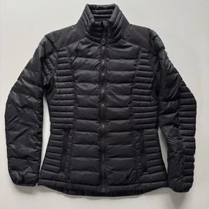 KUHL Spyfire 800-Fill Goose Down Zip Puffer Jacket Womens XS Black - Picture 1 of 18