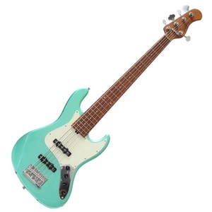 Sadowsky MX21 VJ5 Black/R 5-Strings Electric Bass Guitar Sage Green Metallic NEW - Picture 1 of 9