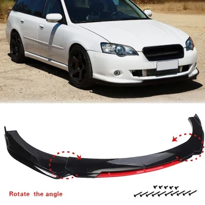 Car Front Bumper Chin Lip Spoiler Splitter Body Kit For Subaru Legacy Sedan - Image 1 of 4