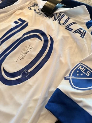 Signed Adidas San Jose Quakes Espinoza Soccer Jersey L - Image 1 of 4