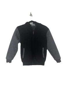 SR Speed Your Run Boys Full Zip Fleece Lined Hooded Jacket Size M 8-10 - Picture 1 of 7