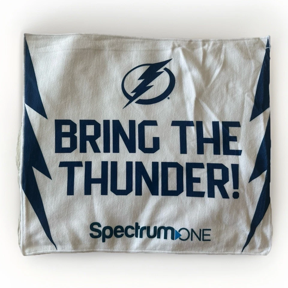 Bring the Thunder - Tampa Bay Lightning 2025 Playoff Rally Towel - Image 1 of 1