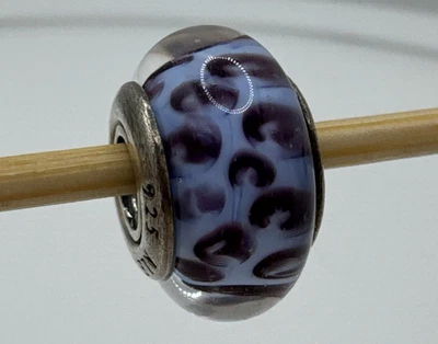 Pandora Moments Blue Python Sterling Silver Murano Glass Charm - Image 1 of 4