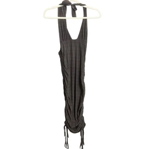 TIGERMIST Mujer Talla M Marrón Halter Top Vestido Estampado Midi Cóctel Formal - Imagen 1 de 24