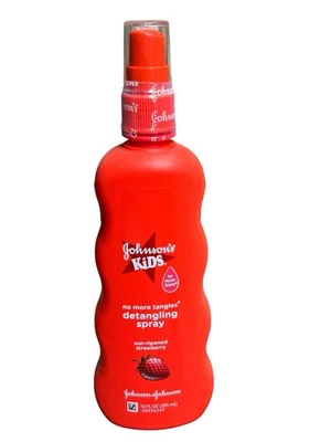 Johnson’s Kids No More Tangles Spray Desenredante Fresa Madura al Sol 10 Fl Oz Foto 1 de 4