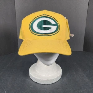 Gorra Green Bay Packers amarilla Snapback nueva con etiquetas de American Needle - Imagen 1 de 7