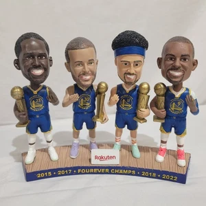 Golden State Warriors Forever Champs Bobblehead Curry, Thompson, Verde - Imagen 1 de 17