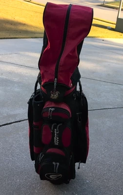 Georgia Bulldogs DaTrek Golf Cart Bag With Cover 14-Way - Image 1 of 4