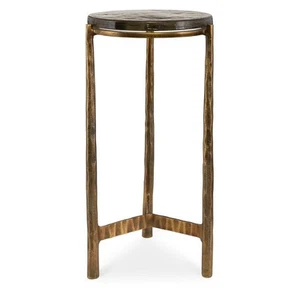 Uttermost 22978 Eternity 12" Diameter Aluminum and Glass Accent - Brass - Picture 1 of 5