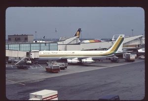 Diapositiva aérea original 35 mm Guyana Airways 707-321B N1181Z - Imagen 1 de 1