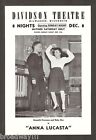 Ruby Dee "ANNA LUCASTA" Ossie Davis / Warren Coleman 1946 Milwaukee Playbill