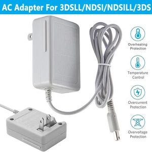 Original AC Adapter Wall Charger Cable For Nintendo DSi/ 2DS/ 3DS /DSi XL System - Picture 1 of 10