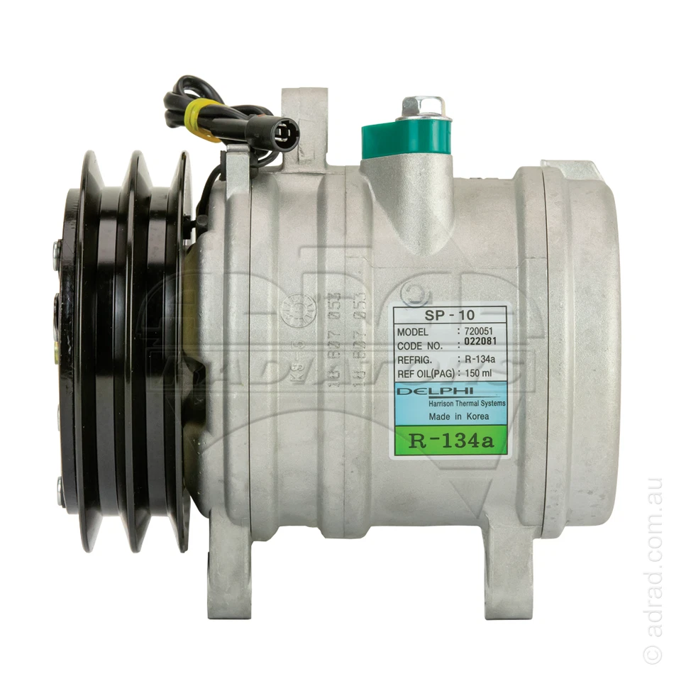 Genuine Delphi Holden TF Rodeo 2.8L 4JB1 Turbo Diesel Air Conditioner Compressor - Image 1 of 3