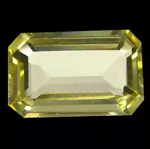 4.17 cts Natural Octagon-cut Yellow VVS/IF Andesine-Labradorite (Congo) - Picture 1 of 7