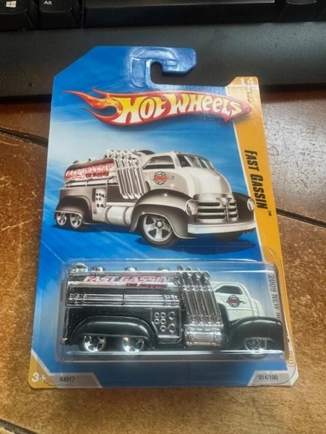 Hot Wheels 2009 nuevos modelos Fast Gassin' #14 blanco/cromo Foto 1 de 1