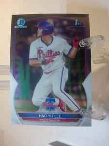 2023 Bowman Chrome Prospects #BCP-52 - Hao Yu Lee Philadelphia Phillies 23-642 - Picture 1 of 2