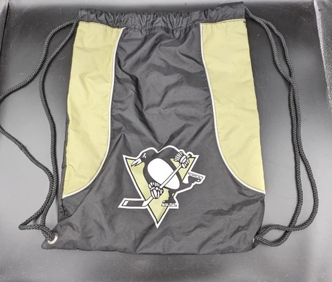 Pittsburgh Penguins Drawstring Backpack Waterproof NHL Fan Gear Cover