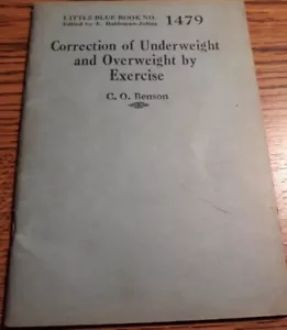 Little Blue Book No. 1479 Correction of Underweight and Overweight by Exercise - Bild 1 von 3