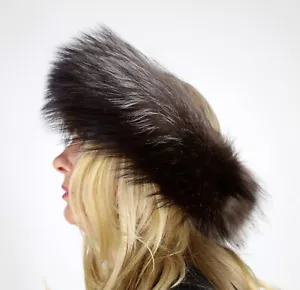 Nueva diadema de piel de zorro plateado Efurs4less - Imagen 1 de 4