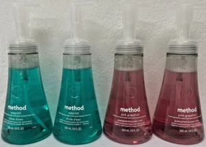 4 PACK Method WATERFALL & PINK GRAPEFRUIT Foaming Hand Soap 10 oz - NEW - Picture 1 of 2