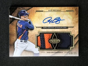 Alex Bregman 2019 Topps Tier One Dual Relic Auto #13/25 Houston Astros Autograph - Bild 1 von 5