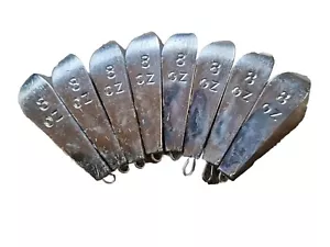 BOPEDO BOAT LEAD FISHING WEIGHTS 8 oz x 8 - Picture 1 of 1