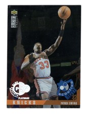 95-96 Upper Deck Collectors Choice Platinum Players Club Patrick Ewing #338 HOF