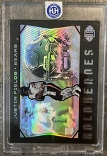 Justin Fields 2021 Panini Illusions HoloHeroes HHJF-1 Case Hit Rookie Card