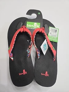 Sanuk Springwater Damen-Keilabsatz Größe 6 lachsfarben - Bild 1 von 8