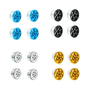 1/10 1.9" Alloy beadlock RC Crawler Car Wheels Rims Set 4Pcs fits FOR SCX10 CC01 - Picture 1 of 13