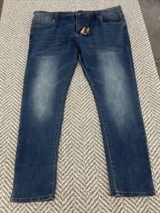 Kenneth Cole New York Men's Stretch Denim Tapered Fit Jeans Size 44x32 NWT