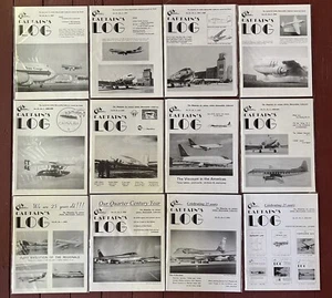 Lot of 12 Captain’s Log World Airline Historical Society Magazine 1997 - 2000 - Bild 1 von 13