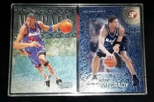 Tracy McGrady (2) Card Premium Card Lot SKYBOX METAL + TOPPS PRISTINE - Picture 1 of 5