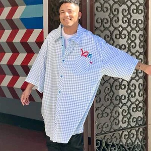 Men’s Rocawear Big & Tall White | Blue | Red S/S Button Down Shirts NWT - Picture 1 of 5