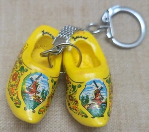 Danish Shoes Keychain New Holland Windmill  - Picture 1 of 2