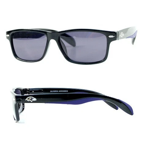 BALTIMORE RAVENS SUNGLASSES NFL Polarized Retrowear Unisex AND W/FREE POUCH/BAG Cover