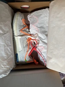 SIZE UK12 - Off-White Nike Dunk Low Lot 31 (✅Brand New + Fast Shipping ✅) - Picture 1 of 5