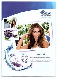 Anuncio impreso Head & Shoulders 2016, Sexy Sofía Vergara Live Head First Have It All - Imagen 1 de 1
