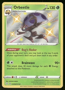 Pokemon Tcg Orbeetle #SV009 Pokemon Shining Fates NM - Picture 1 of 2