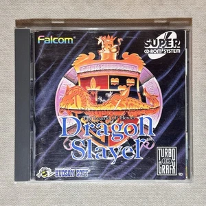 Turbo Grafx 16 CD Dragon Slayer The Legend of Heroes Duo Hudson Soft Falcom TG16 - Picture 1 of 12