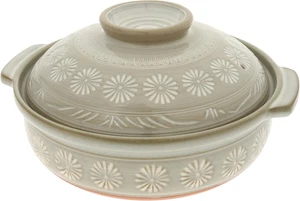 Donabe japanischer Hot Pot, groß, grau - Bild 1 von 1