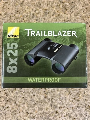 Nikon Trailblazer 8x25 ATB Waterproof Binoculars All Terrain Binocular Black-NEW - Image 1 of 4