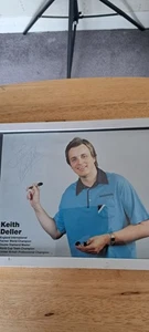 Signed Keith Deller Photo Framed - Picture 1 of 2